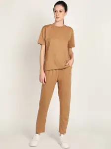 CHKOKKO Women T-shirt With Trousers