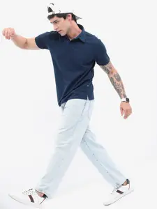 HIGHLANDER Popcorn Structured Regular Fit T-shirt