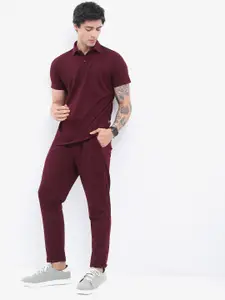 HIGHLANDER Men Popcorn Structured Regular Fit T-shirt