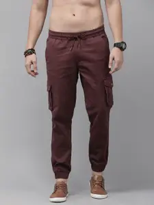 The Roadster Life Co. Men Mid-Rise Cargo Style Joggers