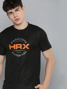 HRX by Hrithik Roshan Typography Printed Training T-shirt