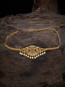 Kushal's Fashion Jewellery Women Gold-Plated Antique Armlet Bracelet