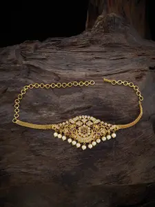 Kushal's Fashion Jewellery Women Gold-Plated Antique Armlet Bracelet