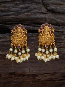 Kushal's Fashion Jewellery Gold Plated Classic Drop Earrings