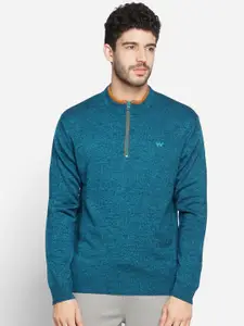 Wildcraft Men Mock Neck Acrylic Pullover Sweater