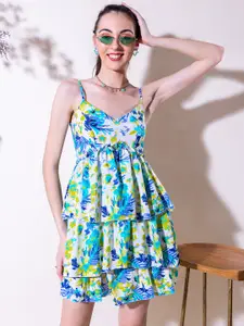 Stylecast X Hersheinbox Floral Print A-Line Mini Dress