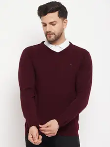 Okane Men V-Neck Acrylic Pullover