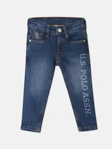 U.S. Polo Assn. Kids Boys Slim Fit Light Fade Cotton Jeans