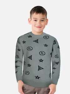 Gini and Jony Boys Printed Pullover