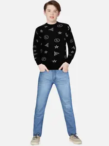 Gini and Jony Boys Round Neck Wool Pullover