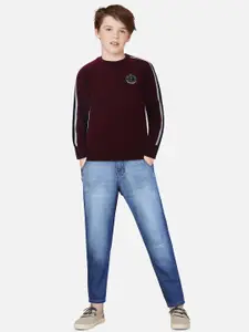 Gini and Jony Boys Round Neck Wool Pullover