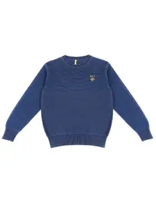 Gini and Jony Boys Round Neck Woolen Pullover