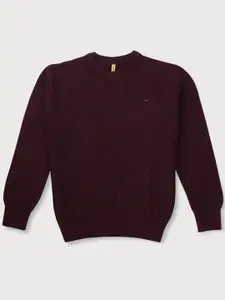Gini and Jony Boys Cable Knit Woolen Pullover