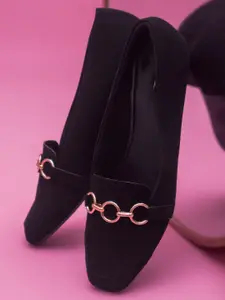 Inc 5 Embellished Block Heel Pumps