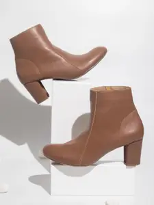 Inc 5 Block Heeled Regular Boots