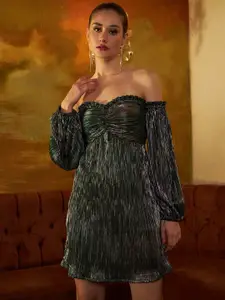 Athena Shimmer A-Line Dress