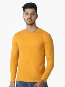 LE BOURGEOIS Men Long Sleeve Pure Cotton T-shirt