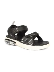 JQR Men Printed Velcro Sports Sandals