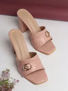 ICONICS Women Open Toes Block Heels