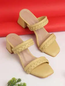 ICONICS Women Open Toes Block Heels