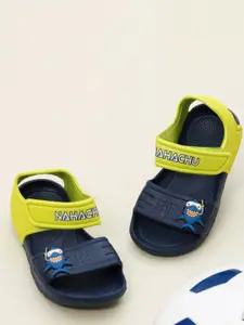 Yellow Bee Boys Open Toe Velcro Comfort Sandals