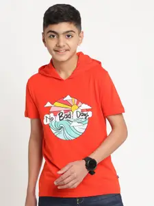 Indian Terrain Boys Printed Pure Cotton T-shirt