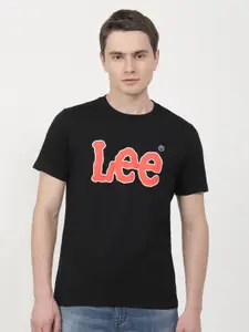 Lee Typography Printed Cotton T-shirt
