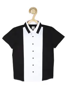 Peter England Boys Spread Collar Casual Shirt