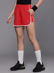 Hrx by Hrithik Roshan Women Rapid-Dry Antimicrobial Racket Sport Shorts