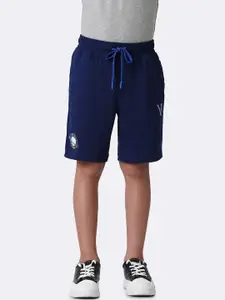 Van Heusen Boys High-Rise Cotton Smart Tech Easy Stain Release Sports Shorts