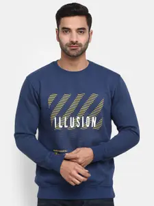 V-Mart Men Printed Cotton Sweatshirt