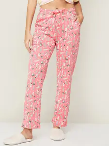 Ginger by Lifestyle Women Printed Pure Cotton Lounge Pants