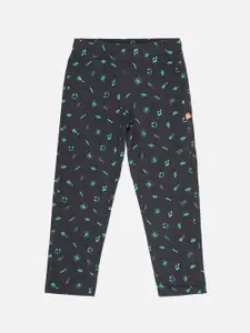 PROTEENS PROTEENS Boys Printed Cotton Track Pants