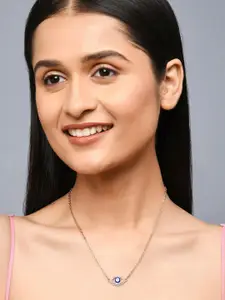 ToniQ Women Evil Eye Pendant Gold-Plated Chain