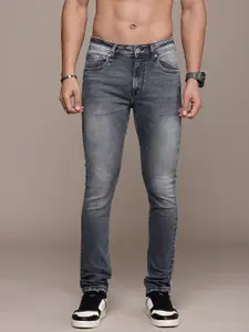 The Roadster Life Co. Men Skinny Fit Heavy Fade Stretchable Jeans