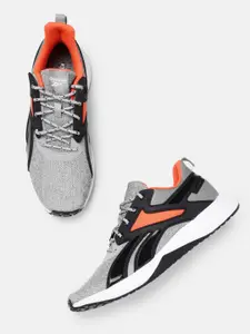 Reebok Men Brand Logo Detail Force Runner Running Shoes