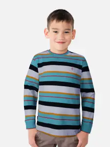 Gini and Jony Infant Boys Striped Cotton T-shirt