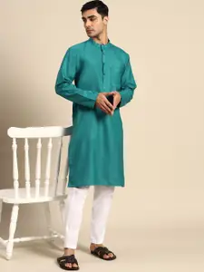 Anouk Pure Cotton Kurta With Pyjamas