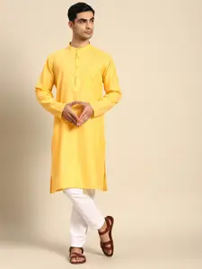 Anouk Men Pure Cotton Kurta With Pyjamas