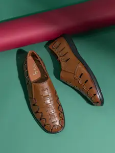 One8 Men Leather Fisherman Sandals