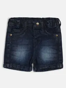 MINI KLUB Infant Boys Washed Regular Fit Denim Shorts