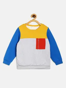 MINI KLUB Boys Colourblocked Sweatshirt