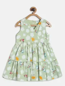 MINI KLUB Infants Printed Layered Flared Dress