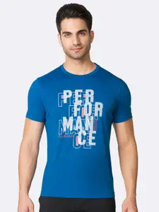 Van Heusen Innerwear Performance Men Printed Swift Dry Crew Neck T-Shirt