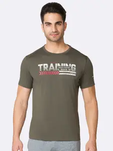 Van Heusen Innerwear Performance Men Printed Swift Dry Crew Neck T-Shirt