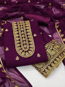 KALINI Embroidered Unstitched Dress Material