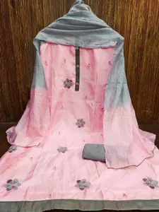 KALINI Embroidered Unstitched Dress Material