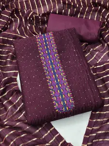 KALINI Embroidered Sequinned Unstitched Dress Material