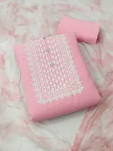 KALINI Embroidered Unstitched Dress Material