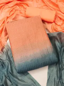 KALINI Embroidered Pure Cotton Unstitched Dress Material